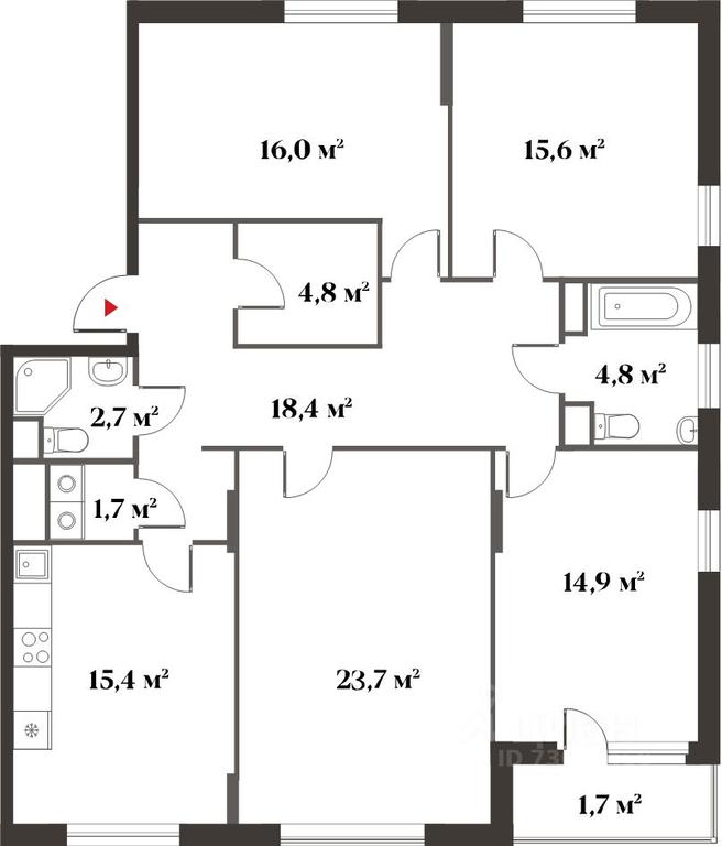 Продажа 3-комн. квартиры, 117,5 м² в ЖК «8 кленов», Новая Московская улица, микрорайон Опалиха, Красногорск, Московская область, Россия #1 Продажа 3-комн. квартиры, 117,5 м² в ЖК «8 кленов», Новая Московская улица, микрорайон Опалиха, Красногорск, Московская область, Россия #1