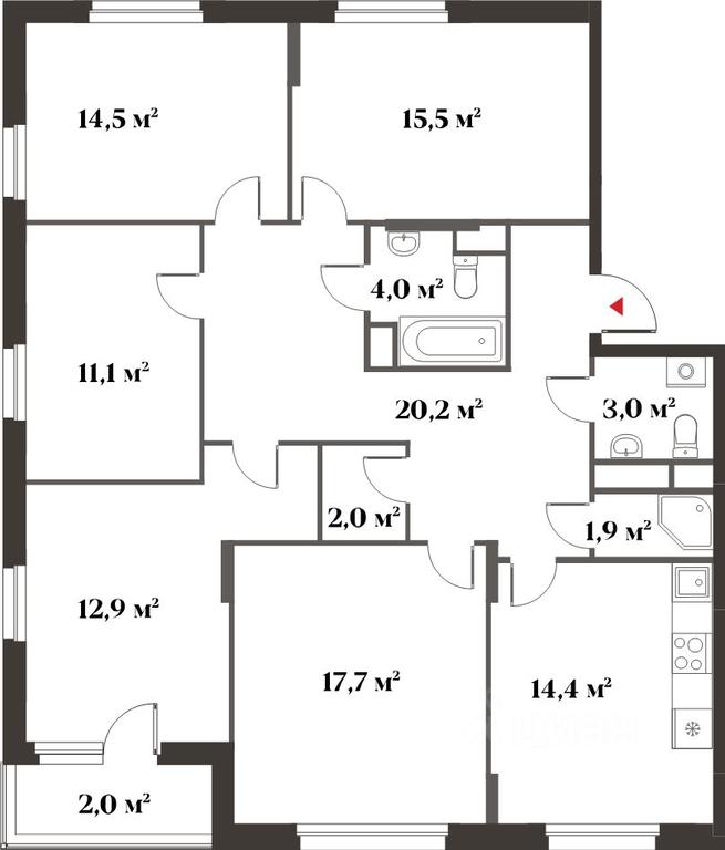 Продажа 4-комн. квартиры, 117,3 м² в ЖК «8 кленов», Новая Московская улица, микрорайон Опалиха, Красногорск, Московская область, Россия #1 Продажа 4-комн. квартиры, 117,3 м² в ЖК «8 кленов», Новая Московская улица, микрорайон Опалиха, Красногорск, Московская область, Россия #1