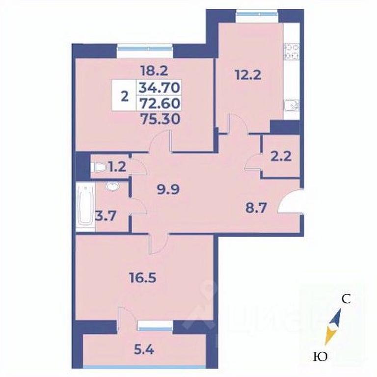 1-BD Apartment Sale, 75.3平方米 at Edelveys, Lugovaya ulitsa, derevnya Rogozinino, Pervomayskoye Settlement, Moscow, Russia #1 1-BD Apartment Sale, 75.3平方米 at Edelveys, Lugovaya ulitsa, derevnya Rogozinino, Pervomayskoye Settlement, Moscow, Russia #1