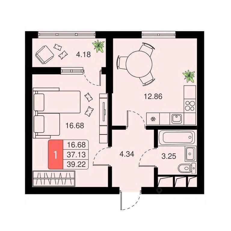 Apartment Sale, 39.22 sq. m. at Khimki Taym, mikrorayon Planernaya, Khimki, Moscow Region, Russia #1 Apartment Sale, 39.22 sq. m. at Khimki Taym, mikrorayon Planernaya, Khimki, Moscow Region, Russia #1