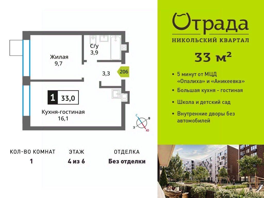 Apartment Sale, 33 sq. m. at У Лесного Озера, Krasnogorsk, Moscow Region, Russia #1 Apartment Sale, 33 sq. m. at У Лесного Озера, Krasnogorsk, Moscow Region, Russia #1