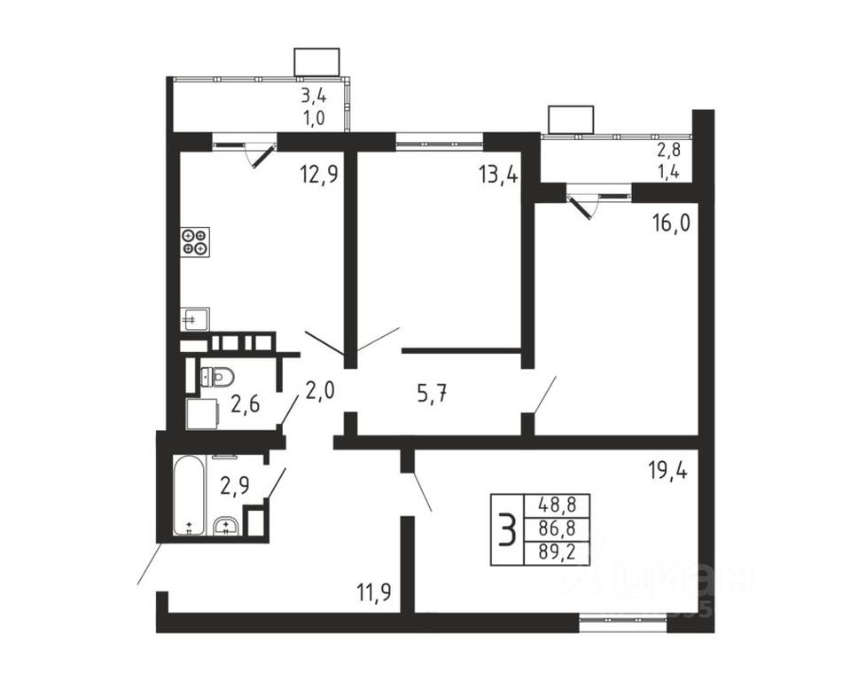 2-BD Apartment Sale, 89.2 sq. m. at Pirogovskaya Rivera, Tsentralnaya Street, Pirogovo Village, Mytishi Urban District, Moscow Region, Russia #1 2-BD Apartment Sale, 89.2 sq. m. at Pirogovskaya Rivera, Tsentralnaya Street, Pirogovo Village, Mytishi Urban District, Moscow Region, Russia #1