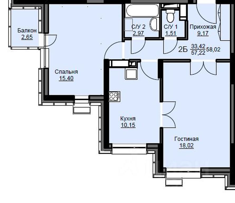 1-BD Apartment Sale, 58.7 sq. m. at Sobolevka, ulitsa Novaya Fabrika, Schyolkovo, Moscow Region, Russia #1 1-BD Apartment Sale, 58.7 sq. m. at Sobolevka, ulitsa Novaya Fabrika, Schyolkovo, Moscow Region, Russia #1