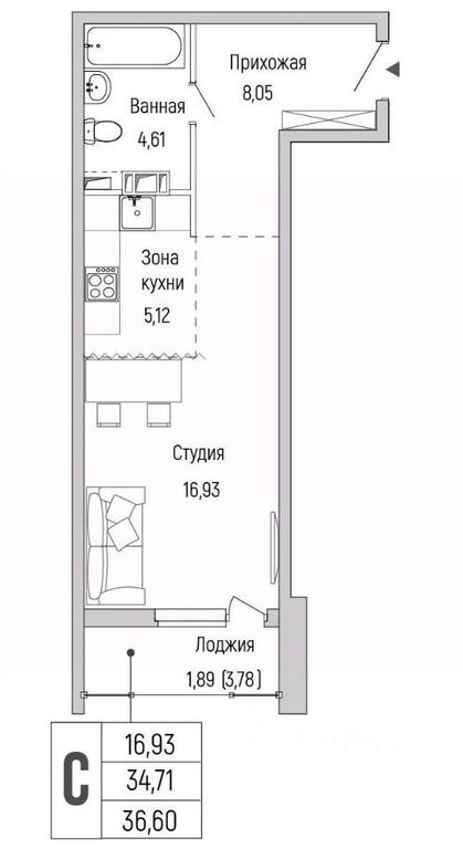 Apartment Sale, 36.6 sq. m. at Бузланово, Krasnogorsk Urban District, Moscow Region, Russia #1 Apartment Sale, 36.6 sq. m. at Бузланово, Krasnogorsk Urban District, Moscow Region, Russia #1