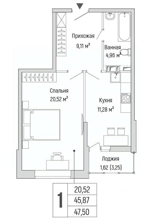 Apartment Sale, 47.5 sq. m. at Бузланово, Krasnogorsk Urban District, Moscow Region, Russia #1 Apartment Sale, 47.5 sq. m. at Бузланово, Krasnogorsk Urban District, Moscow Region, Russia #1
