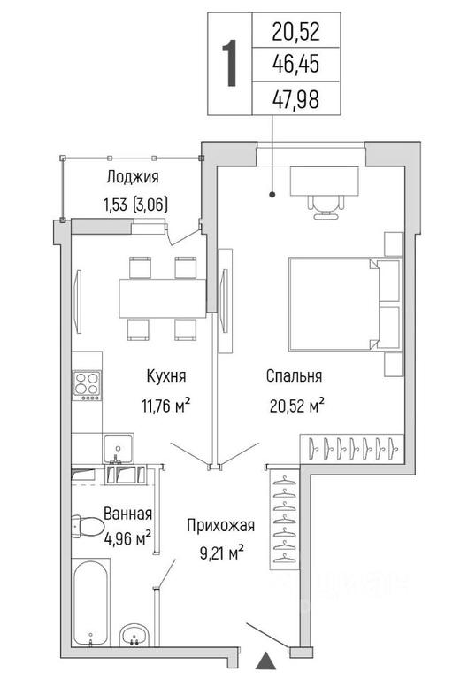 Apartment Sale, 47.98 sq. m. at Бузланово, Krasnogorsk Urban District, Moscow Region, Russia #1 Apartment Sale, 47.98 sq. m. at Бузланово, Krasnogorsk Urban District, Moscow Region, Russia #1