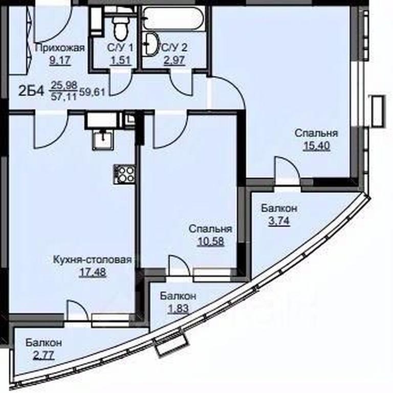1-BD Apartment Sale, 60.2 sq. m. at Sobolevka, ulitsa Novaya Fabrika, Schyolkovo, Moscow Region, Russia #2 1-BD Apartment Sale, 60.2 sq. m. at Sobolevka, ulitsa Novaya Fabrika, Schyolkovo, Moscow Region, Russia #2