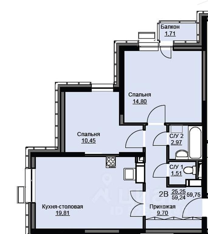 1-BD Apartment Sale, 60.4 sq. m. at Sobolevka, ulitsa Novaya Fabrika, Schyolkovo, Moscow Region, Russia #1 1-BD Apartment Sale, 60.4 sq. m. at Sobolevka, ulitsa Novaya Fabrika, Schyolkovo, Moscow Region, Russia #1