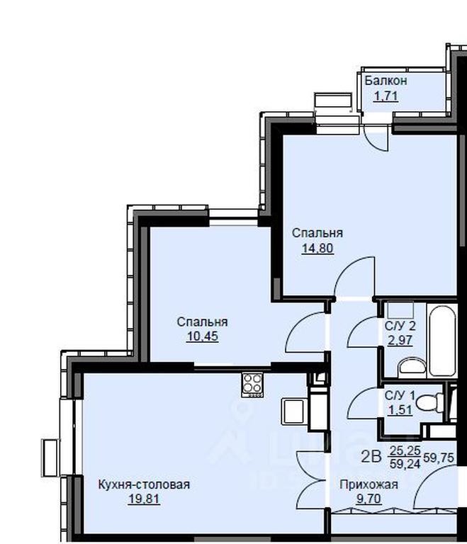 1-BD Apartment Sale, 60.5 sq. m. at Sobolevka, ulitsa Novaya Fabrika, Schyolkovo, Moscow Region, Russia #1 1-BD Apartment Sale, 60.5 sq. m. at Sobolevka, ulitsa Novaya Fabrika, Schyolkovo, Moscow Region, Russia #1