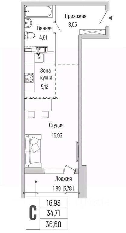 Apartment Sale, 36.6 sq. m. at Бузланово, Krasnogorsk Urban District, Moscow Region, Russia #1 Apartment Sale, 36.6 sq. m. at Бузланово, Krasnogorsk Urban District, Moscow Region, Russia #1