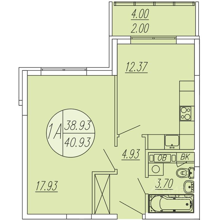 Apartment Sale, 40.93 sq. m. at Sholohovo, ulitsa Yunosti, zhiloy kompleks Sholokhovo, derevnya Sholokhovo, Mytishi Urban District, Moscow Region, Russia #1 Apartment Sale, 40.93 sq. m. at Sholohovo, ulitsa Yunosti, zhiloy kompleks Sholokhovo, derevnya Sholokhovo, Mytishi Urban District, Moscow Region, Russia #1
