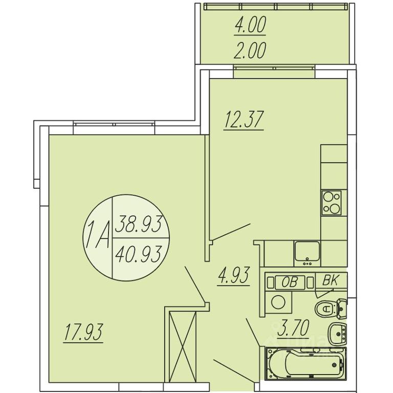 Apartment Sale, 40.93 sq. m. at Sholohovo, ulitsa Yunosti, zhiloy kompleks Sholokhovo, derevnya Sholokhovo, Mytishi Urban District, Moscow Region, Russia #1 Apartment Sale, 40.93 sq. m. at Sholohovo, ulitsa Yunosti, zhiloy kompleks Sholokhovo, derevnya Sholokhovo, Mytishi Urban District, Moscow Region, Russia #1