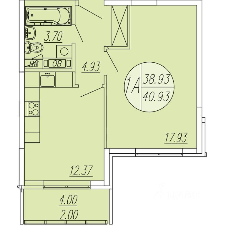 Apartment Sale, 40.93 sq. m. at Sholohovo, ulitsa Yunosti, zhiloy kompleks Sholokhovo, derevnya Sholokhovo, Mytishi Urban District, Moscow Region, Russia #1 Apartment Sale, 40.93 sq. m. at Sholohovo, ulitsa Yunosti, zhiloy kompleks Sholokhovo, derevnya Sholokhovo, Mytishi Urban District, Moscow Region, Russia #1