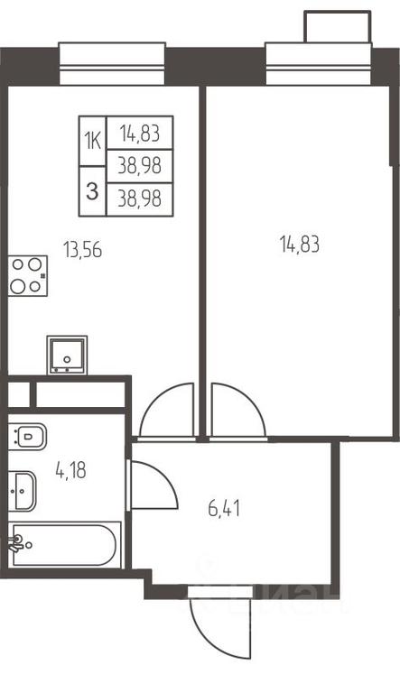 Apartment Sale, 38.98 sq. m. at Novaya Ivanteevka, Zavodskaya ulitsa, Ivanteyevka, Pshkinskiy Urban District, Moscow Region, Russia #1 Apartment Sale, 38.98 sq. m. at Novaya Ivanteevka, Zavodskaya ulitsa, Ivanteyevka, Pshkinskiy Urban District, Moscow Region, Russia #1