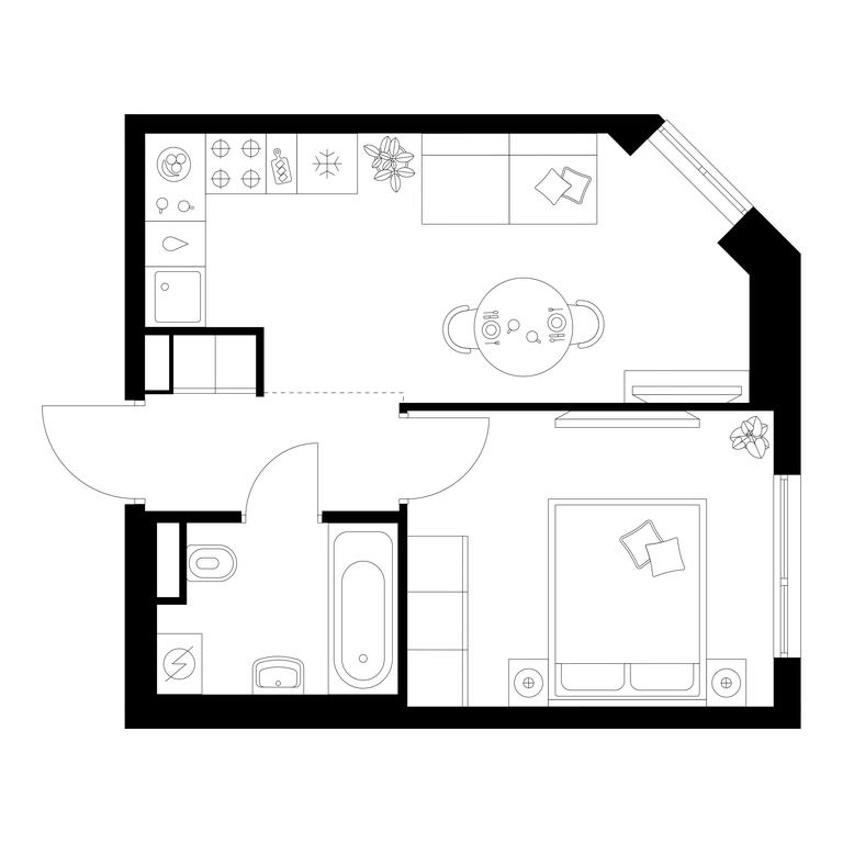 1-BD Apartment Sale, 31.3 sq. m. at Kavkazskiy Bulvar 51, Kavkazsky Boulevard, 51с3, Moscow, Russia #1 1-BD Apartment Sale, 31.3 sq. m. at Kavkazskiy Bulvar 51, Kavkazsky Boulevard, 51с3, Moscow, Russia #1