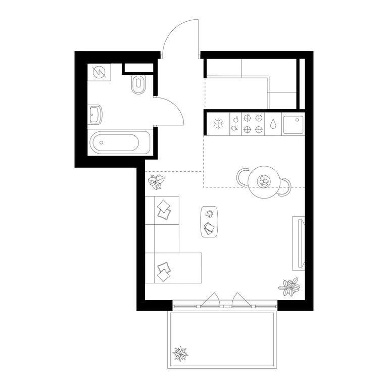 Apartment Sale, 29.4 sq. m. at Kavkazskiy Bulvar 51, Kavkazsky Boulevard, 51с3, Moscow, Russia #1 Apartment Sale, 29.4 sq. m. at Kavkazskiy Bulvar 51, Kavkazsky Boulevard, 51с3, Moscow, Russia #1