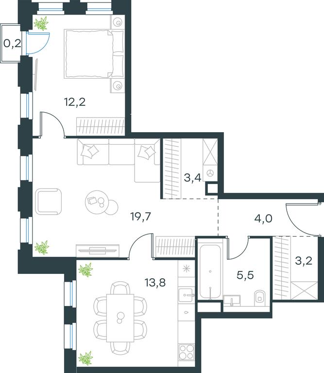Продажа 1-комн. квартиры, 62 м² в ЖК «Левел Селигерская (Level Селигерская)», Ильменский проезд, 12, Москва, Россия #1 Продажа 1-комн. квартиры, 62 м² в ЖК «Левел Селигерская (Level Селигерская)», Ильменский проезд, 12, Москва, Россия #1