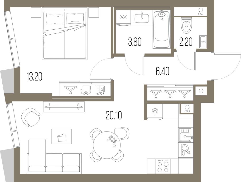 1-BD Apartment Sale, 45.7 sq. m. at Severny Port, Leningradskoye Highway, Moscow, Russia #1 1-BD Apartment Sale, 45.7 sq. m. at Severny Port, Leningradskoye Highway, Moscow, Russia #1