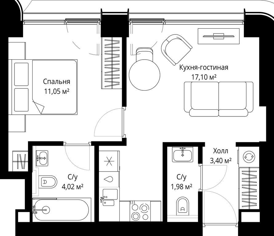 Продажа 1-комн. квартиры, 37,55 м² в ЖК «Сити Бэй (City Bay)», Волоколамское шоссе, 95с3, Москва, Россия #2 Продажа 1-комн. квартиры, 37,55 м² в ЖК «Сити Бэй (City Bay)», Волоколамское шоссе, 95с3, Москва, Россия #2