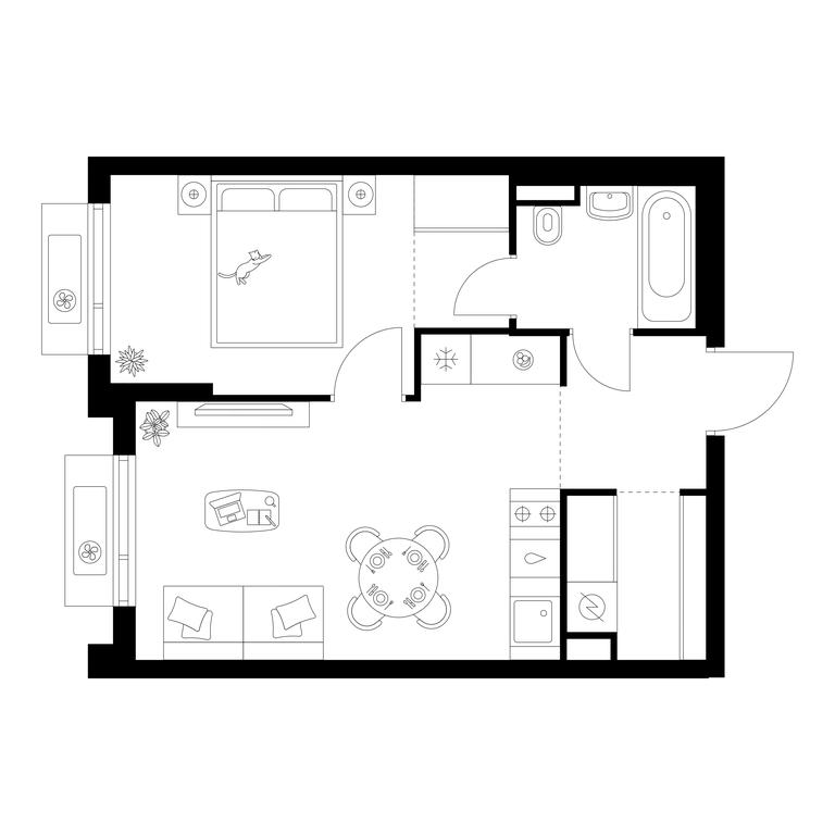 1-BD Apartment Sale, 38.06 sq. m. at Ilinskie Luga, Zapovednaya Street, 1, posyolok Ilyinskoye-Usovo, Krasnogorsk City District, Moscow Region, Russia #1 1-BD Apartment Sale, 38.06 sq. m. at Ilinskie Luga, Zapovednaya Street, 1, posyolok Ilyinskoye-Usovo, Krasnogorsk City District, Moscow Region, Russia #1