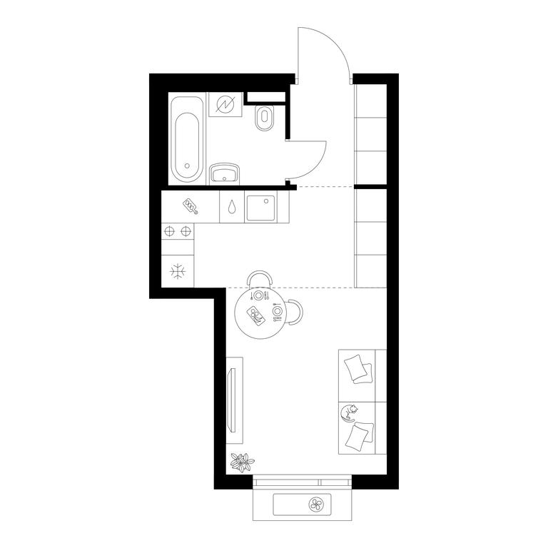 Apartment Sale, 24.11 sq. m. at Ilinskie Luga, Zapovednaya Street, 1, posyolok Ilyinskoye-Usovo, Krasnogorsk City District, Moscow Region, Russia #1 Apartment Sale, 24.11 sq. m. at Ilinskie Luga, Zapovednaya Street, 1, posyolok Ilyinskoye-Usovo, Krasnogorsk City District, Moscow Region, Russia #1