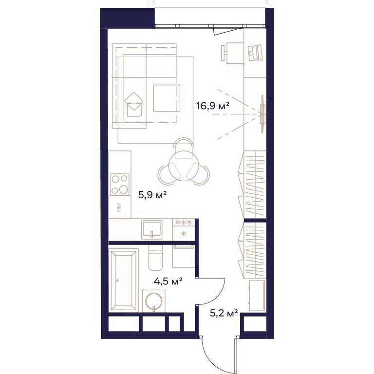 Apartment Sale, 32.5 sq. m. at Soyuz, Selskokhozyaystvennaya Street, Moscow, Russia #1 Apartment Sale, 32.5 sq. m. at Soyuz, Selskokhozyaystvennaya Street, Moscow, Russia #1