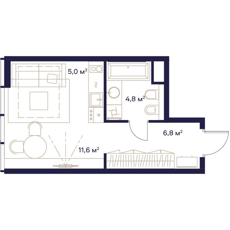 Apartment Sale, 28.2 sq. m. at Soyuz, Selskokhozyaystvennaya Street, Moscow, Russia #1 Apartment Sale, 28.2 sq. m. at Soyuz, Selskokhozyaystvennaya Street, Moscow, Russia #1