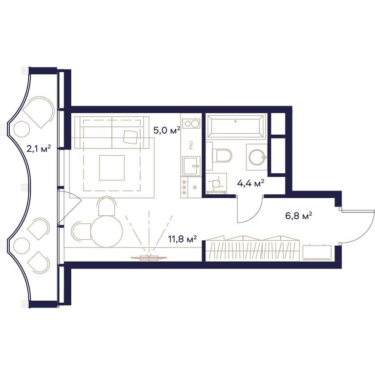 Apartment Sale, 30.1 sq. m. at Soyuz, Selskokhozyaystvennaya Street, Moscow, Russia #1 Apartment Sale, 30.1 sq. m. at Soyuz, Selskokhozyaystvennaya Street, Moscow, Russia #1