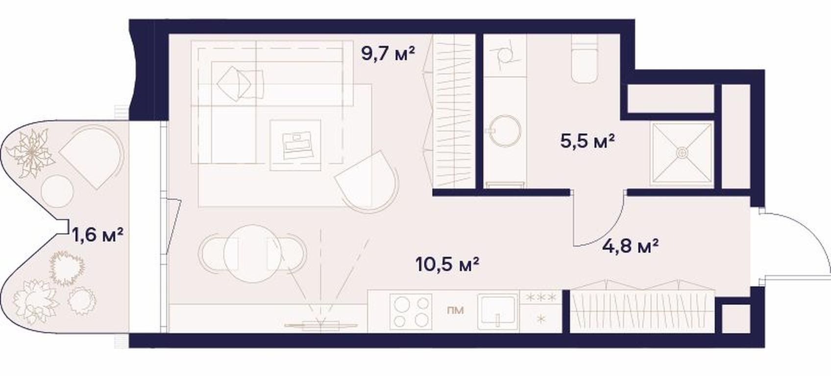 Apartment Sale, 32.1平方米 at Soyuz, Selskokhozyaystvennaya Street, Moscow, Russia #1 Apartment Sale, 32.1平方米 at Soyuz, Selskokhozyaystvennaya Street, Moscow, Russia #1