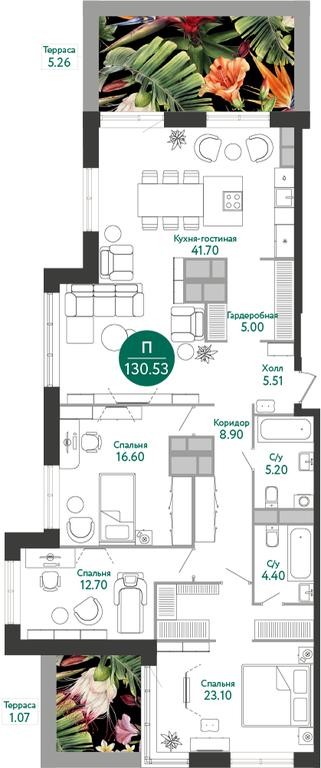 3-BD Apartment Sale, 130.6平方米 at Russian Design District (Rashen Dizayn Distrikt), Vatutinki Settlement, Desyonovskoye Settlement, Moscow, Russia #1 3-BD Apartment Sale, 130.6平方米 at Russian Design District (Rashen Dizayn Distrikt), Vatutinki Settlement, Desyonovskoye Settlement, Moscow, Russia #1