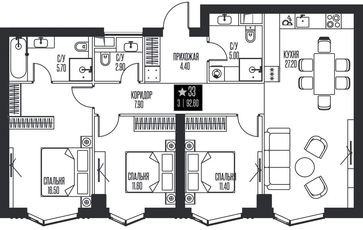 3-BD Apartment Sale, 92.6平方米 at Ice Towers, State Nature Reserve of Regional Significance Forest on the Samorodinka River, Moscow, Russia #1 3-BD Apartment Sale, 92.6平方米 at Ice Towers, State Nature Reserve of Regional Significance Forest on the Samorodinka River, Moscow, Russia #1