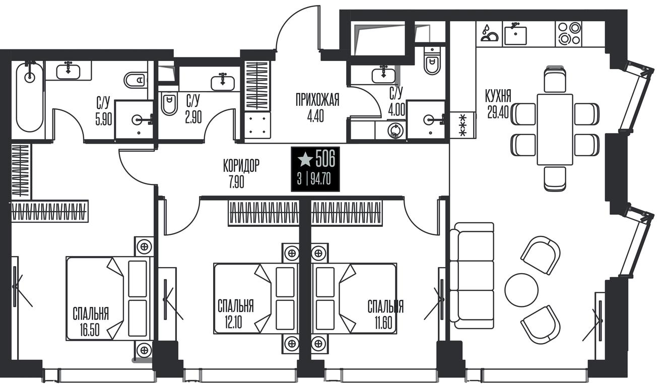 3-BD Apartment Sale, 94.7平方米 at Ice Towers, State Nature Reserve of Regional Significance Forest on the Samorodinka River, Moscow, Russia #1 3-BD Apartment Sale, 94.7平方米 at Ice Towers, State Nature Reserve of Regional Significance Forest on the Samorodinka River, Moscow, Russia #1