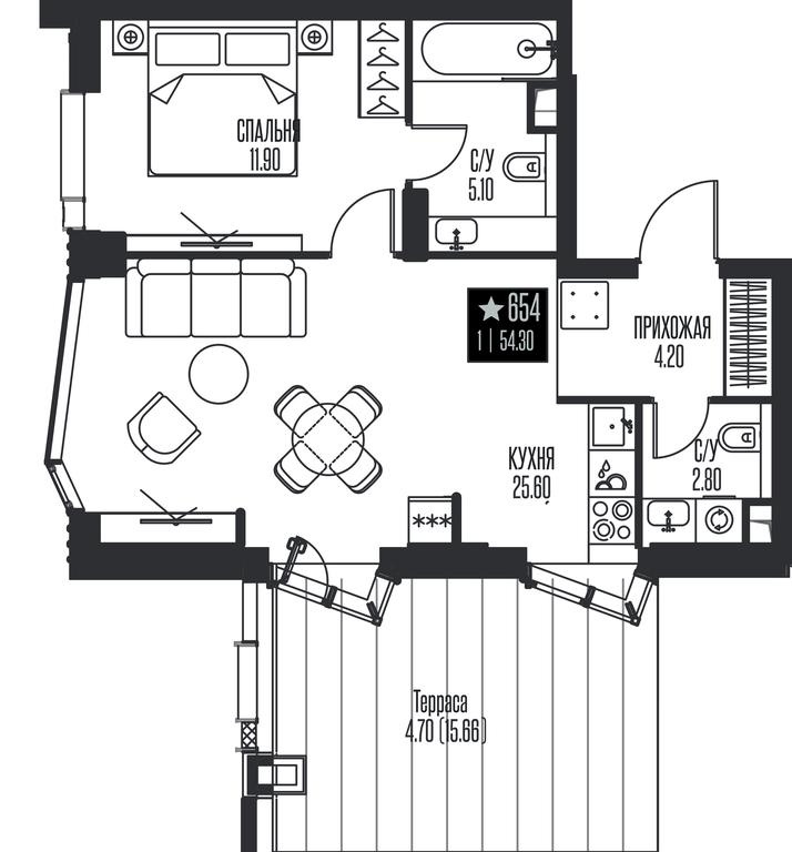 1-BD Apartment Sale, 54.3 sq. m. at Ice Towers, State Nature Reserve of Regional Significance Forest on the Samorodinka River, Moscow, Russia #1 1-BD Apartment Sale, 54.3 sq. m. at Ice Towers, State Nature Reserve of Regional Significance Forest on the Samorodinka River, Moscow, Russia #1