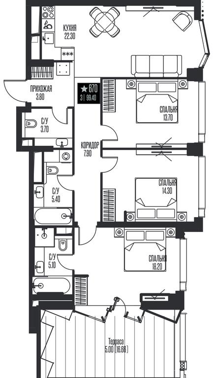 3-BD Apartment Sale, 99.4 sq. m. at Ice Towers, State Nature Reserve of Regional Significance Forest on the Samorodinka River, Moscow, Russia #1 3-BD Apartment Sale, 99.4 sq. m. at Ice Towers, State Nature Reserve of Regional Significance Forest on the Samorodinka River, Moscow, Russia #1