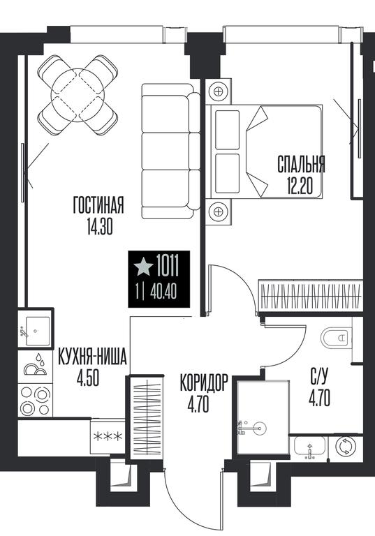 1-BD Apartment Sale, 40.4 sq. m. at Ice Towers, State Nature Reserve of Regional Significance Forest on the Samorodinka River, Moscow, Russia #1 1-BD Apartment Sale, 40.4 sq. m. at Ice Towers, State Nature Reserve of Regional Significance Forest on the Samorodinka River, Moscow, Russia #1