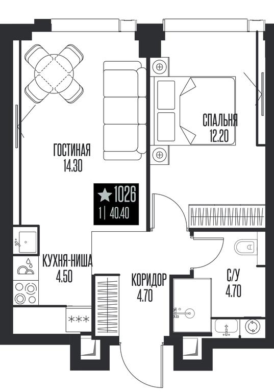 Продажа 1-комн. квартиры, 40,4 м² в ЖК «Ice Towers (Айс Товерс)», государственный природный заказник регионального значения Лес на реке Самородинке, Москва, Россия #1 Продажа 1-комн. квартиры, 40,4 м² в ЖК «Ice Towers (Айс Товерс)», государственный природный заказник регионального значения Лес на реке Самородинке, Москва, Россия #1