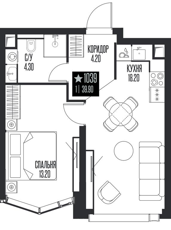 Продажа 1-комн. квартиры, 39,9 м² в ЖК «Ice Towers (Айс Товерс)», государственный природный заказник регионального значения Лес на реке Самородинке, Москва, Россия #1 Продажа 1-комн. квартиры, 39,9 м² в ЖК «Ice Towers (Айс Товерс)», государственный природный заказник регионального значения Лес на реке Самородинке, Москва, Россия #1