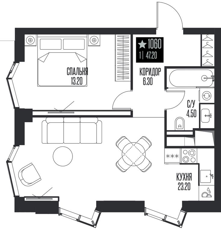 1-BD Apartment Sale, 47.2平方米 at Ice Towers, State Nature Reserve of Regional Significance Forest on the Samorodinka River, Moscow, Russia #1 1-BD Apartment Sale, 47.2平方米 at Ice Towers, State Nature Reserve of Regional Significance Forest on the Samorodinka River, Moscow, Russia #1