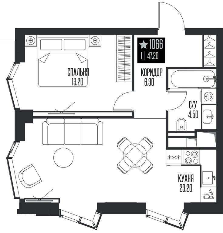 1-BD Apartment Sale, 47.2平方米 at Ice Towers, State Nature Reserve of Regional Significance Forest on the Samorodinka River, Moscow, Russia #1 1-BD Apartment Sale, 47.2平方米 at Ice Towers, State Nature Reserve of Regional Significance Forest on the Samorodinka River, Moscow, Russia #1