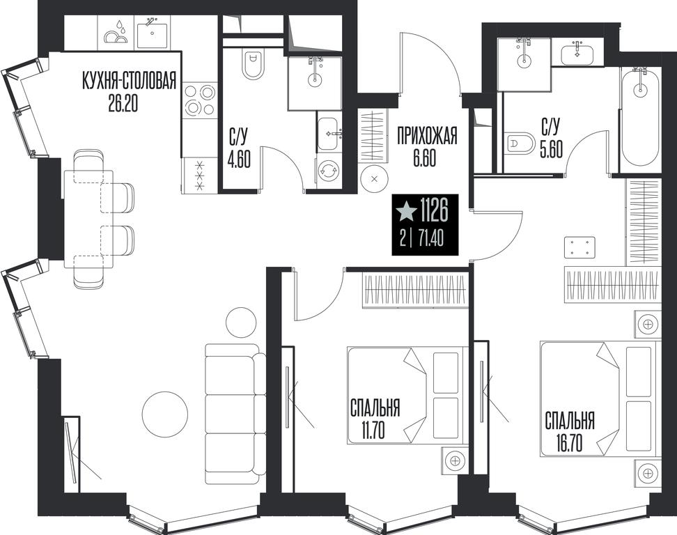 2-BD Apartment Sale, 71.4 sq. m. at Ice Towers, State Nature Reserve of Regional Significance Forest on the Samorodinka River, Moscow, Russia #1 2-BD Apartment Sale, 71.4 sq. m. at Ice Towers, State Nature Reserve of Regional Significance Forest on the Samorodinka River, Moscow, Russia #1