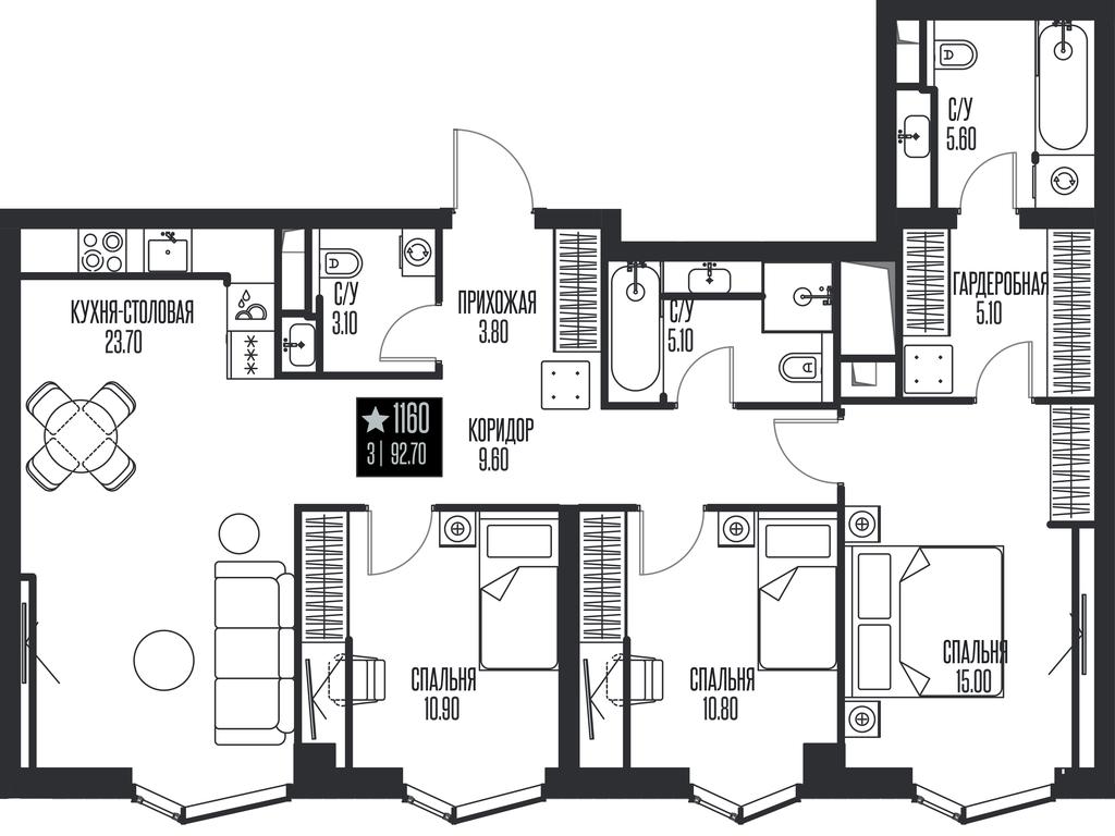 3-BD Apartment Sale, 92.7平方米 at Ice Towers, State Nature Reserve of Regional Significance Forest on the Samorodinka River, Moscow, Russia #1 3-BD Apartment Sale, 92.7平方米 at Ice Towers, State Nature Reserve of Regional Significance Forest on the Samorodinka River, Moscow, Russia #1
