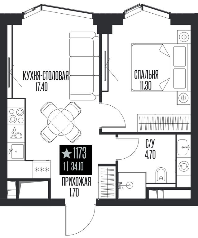 1-BD Apartment Sale, 35.1 sq. m. at Ice Towers, State Nature Reserve of Regional Significance Forest on the Samorodinka River, Moscow, Russia #1 1-BD Apartment Sale, 35.1 sq. m. at Ice Towers, State Nature Reserve of Regional Significance Forest on the Samorodinka River, Moscow, Russia #1