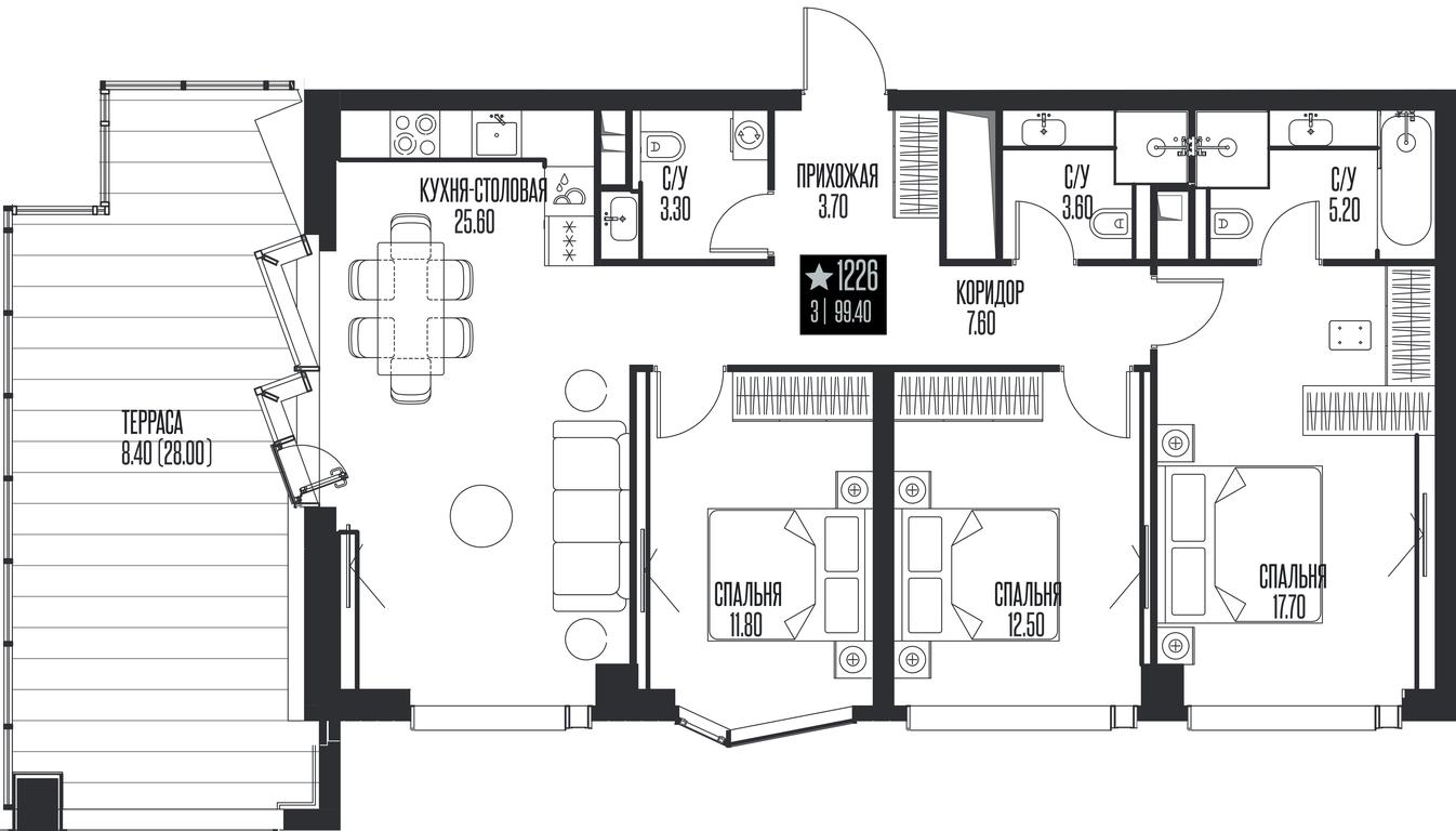 3-BD Apartment Sale, 99.4平方米 at Ice Towers, State Nature Reserve of Regional Significance Forest on the Samorodinka River, Moscow, Russia #1 3-BD Apartment Sale, 99.4平方米 at Ice Towers, State Nature Reserve of Regional Significance Forest on the Samorodinka River, Moscow, Russia #1