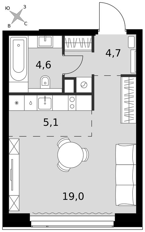 Apartment Sale, 33.4 sq. m. at Amber City, 3rd Khoroshyovsky Drive, 3А, Moscow, Russia #1 Apartment Sale, 33.4 sq. m. at Amber City, 3rd Khoroshyovsky Drive, 3А, Moscow, Russia #1