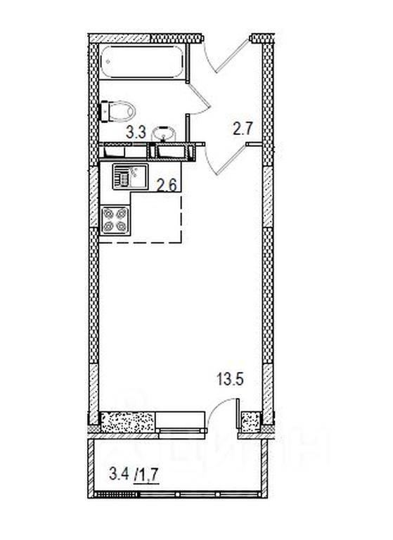 Apartment Sale, 26平方米 at Istomkino, Yubileynaya ulitsa, Noginsk, Bogorodskiy Urban District, Moscow Region, Russia #1 Apartment Sale, 26平方米 at Istomkino, Yubileynaya ulitsa, Noginsk, Bogorodskiy Urban District, Moscow Region, Russia #1
