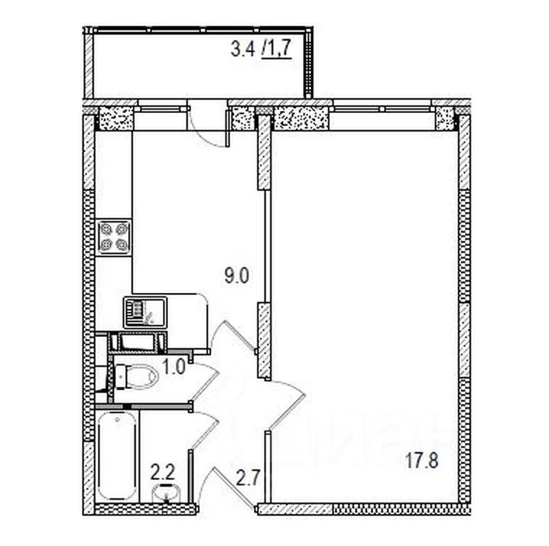 Apartment Sale, 36 sq. m. at Istomkino, Yubileynaya ulitsa, Noginsk, Bogorodskiy Urban District, Moscow Region, Russia #1 Apartment Sale, 36 sq. m. at Istomkino, Yubileynaya ulitsa, Noginsk, Bogorodskiy Urban District, Moscow Region, Russia #1