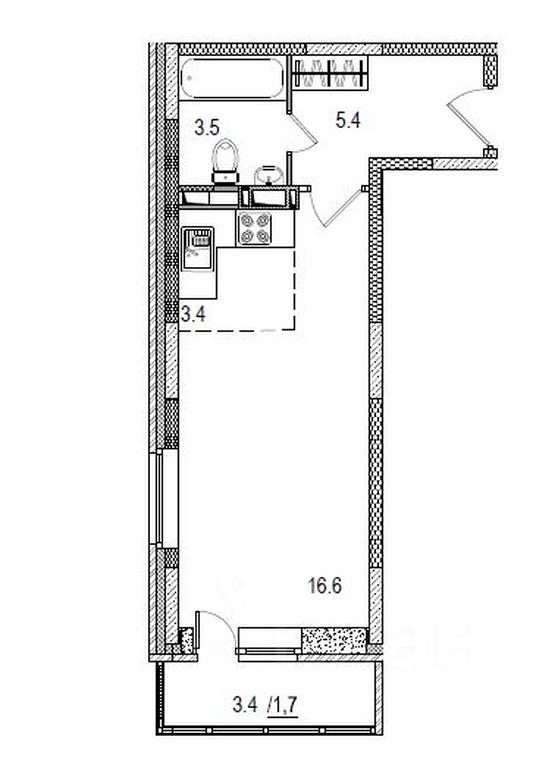 Apartment Sale, 33 sq. m. at Istomkino, Yubileynaya ulitsa, Noginsk, Bogorodskiy Urban District, Moscow Region, Russia #1 Apartment Sale, 33 sq. m. at Istomkino, Yubileynaya ulitsa, Noginsk, Bogorodskiy Urban District, Moscow Region, Russia #1