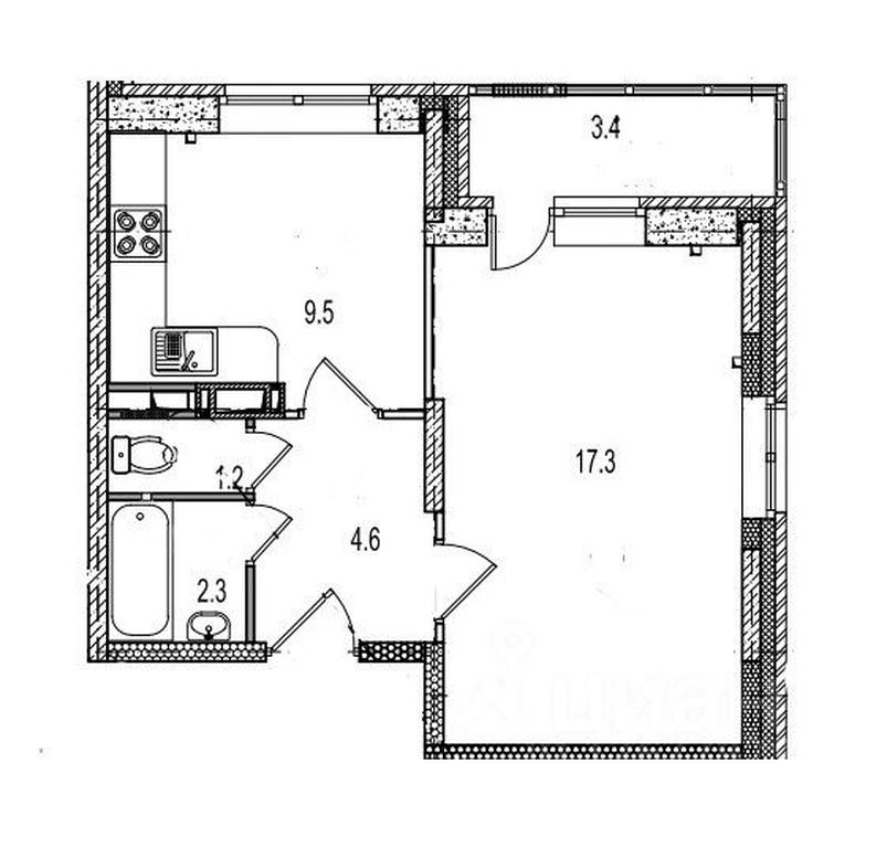 Apartment Sale, 38.5 sq. m. at Istomkino, Yubileynaya ulitsa, Noginsk, Bogorodskiy Urban District, Moscow Region, Russia #1 Apartment Sale, 38.5 sq. m. at Istomkino, Yubileynaya ulitsa, Noginsk, Bogorodskiy Urban District, Moscow Region, Russia #1