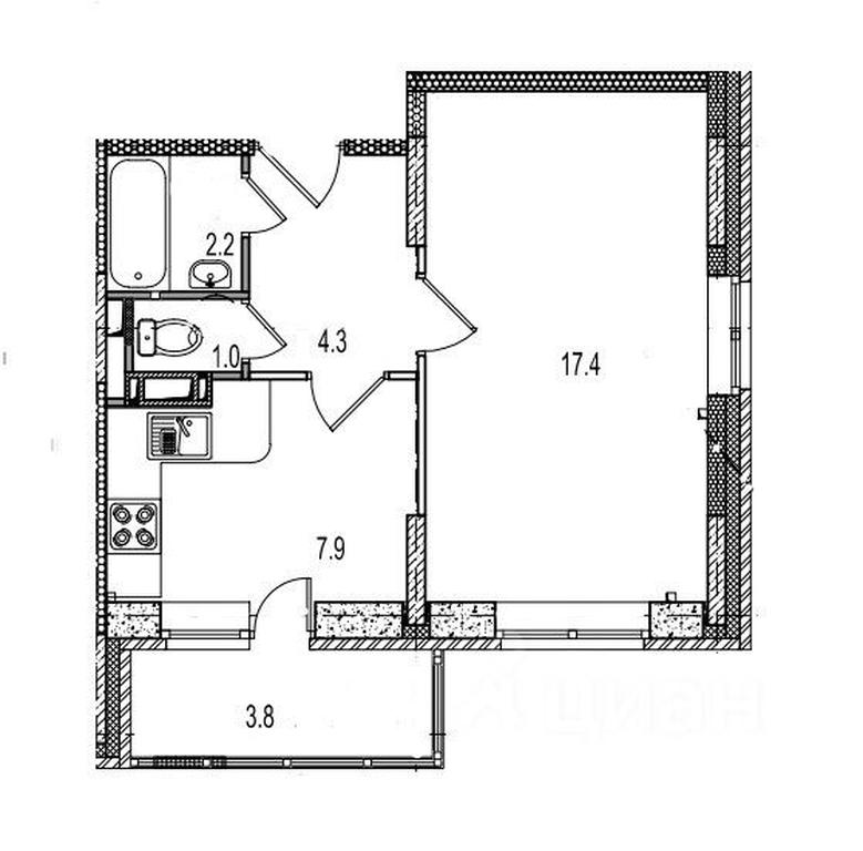 Apartment Sale, 36.6 sq. m. at Istomkino, Yubileynaya ulitsa, Noginsk, Bogorodskiy Urban District, Moscow Region, Russia #1 Apartment Sale, 36.6 sq. m. at Istomkino, Yubileynaya ulitsa, Noginsk, Bogorodskiy Urban District, Moscow Region, Russia #1