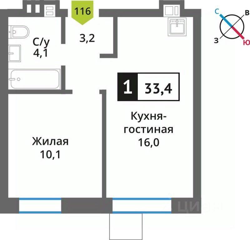 Apartment Sale, 33.4平方米 at Smart Kvartal Lesnaya Otrada, ulitsa Detstva, derevnya Aristovo, Krasnogorsk Urban District, Moscow Region, Russia #1 Apartment Sale, 33.4平方米 at Smart Kvartal Lesnaya Otrada, ulitsa Detstva, derevnya Aristovo, Krasnogorsk Urban District, Moscow Region, Russia #1